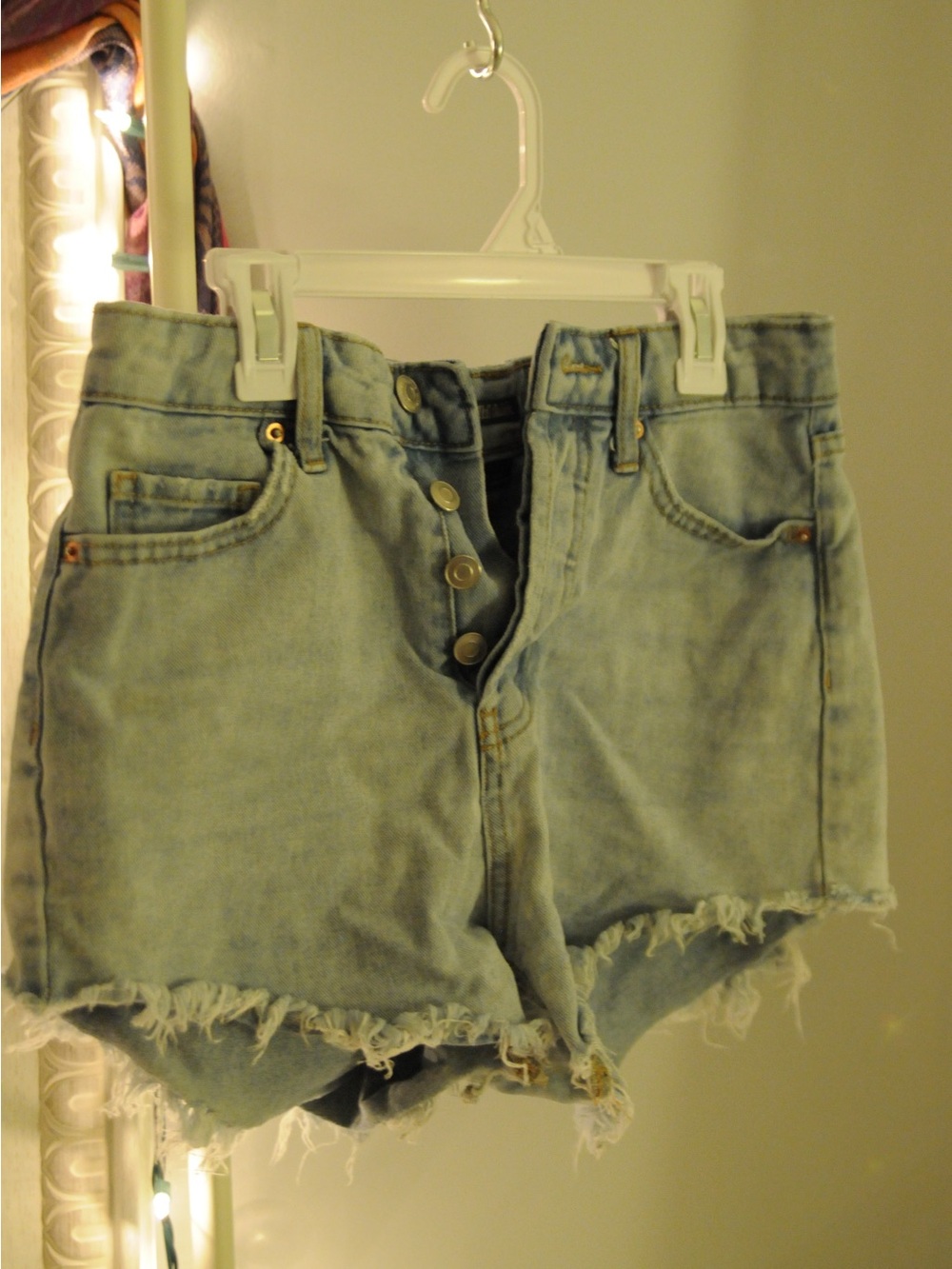 Light Wash Denim Women's Shorts
